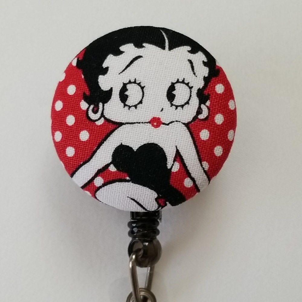 Betty Boop Retractable Badge Holder